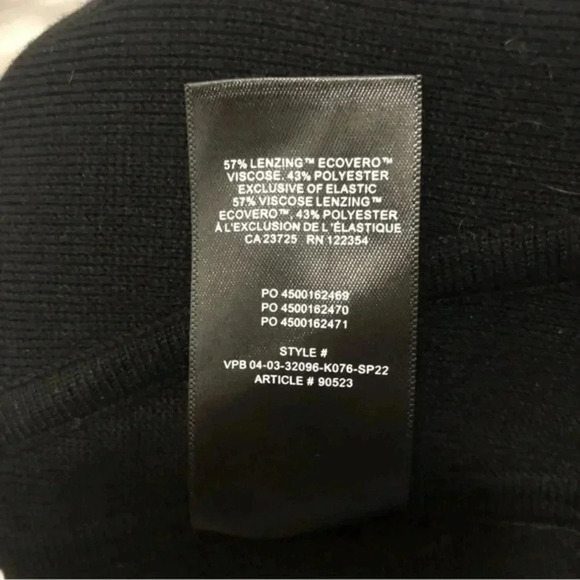 Aritzia Wilfred Natalie knit ribbed Square Neck bustier top in Black size L - Picture 6 of 8